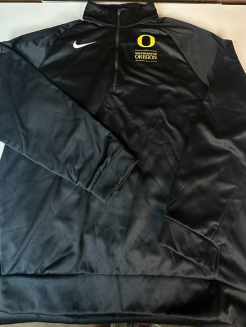 Nike Dri-FIT Black 1/4 Zip Oregon Ducks Men’s XL Quarter Zip